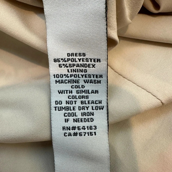 Eliza J Black & White Damask Pattern Dress with Pink Trim, Size 8 Short Sleeve S - Picture 6 of 7